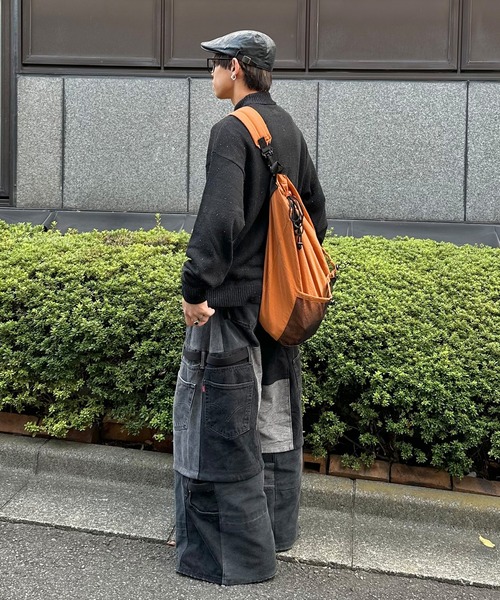 PICSAS（ピクサス）の「【PICSAS】カラーネップニットモックネックプルオーバー（ニット/セーター・レディース・グリーン/ブラック/ブラウン/アッシュグレー/アイボリー/ネイビー/グレイッシュベージュ・M/L）」の10枚目の写真