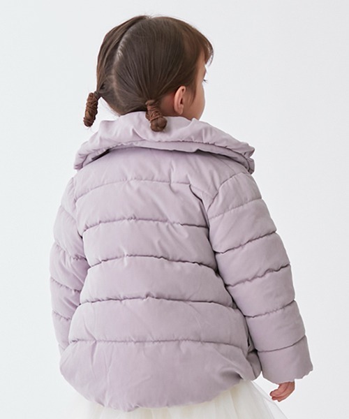 petit main(プティマイン)の「中綿リボンジャケット(ブルゾン・キッズ・モカ/ピンク/ネイビー・110cm/90cm/80cm/120cm/100cm/130cm)」の14枚目の写真