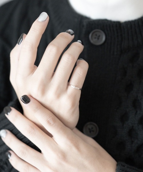 RAGEBLUE（レイジブルー）の「【まさコラボアイテム】SILVER925/ストーンピンキーリング（リング・メンズ・シルバー/ピンク・ONE SIZE）」の6枚目の写真