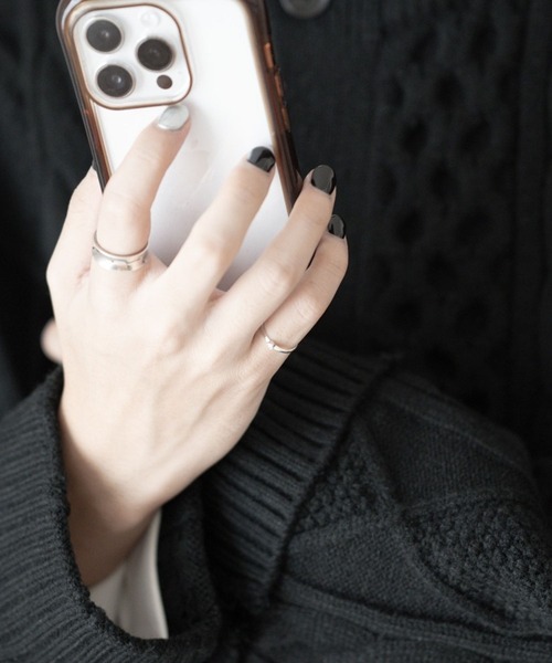 RAGEBLUE（レイジブルー）の「【まさコラボアイテム】SILVER925/ストーンピンキーリング（リング・メンズ・シルバー/ピンク・ONE SIZE）」の7枚目の写真