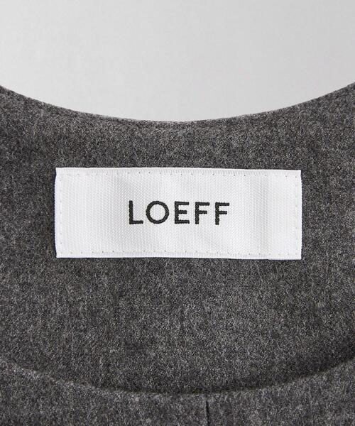 LOEFF（ロエフ）の「＜LOEFF＞フランネル サロペット（サロペット/オーバーオール・レディース・グレー/ブラック・1/0）」の22枚目の写真