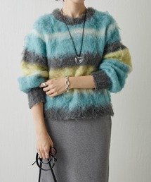 COLLAGE GALLARDAGALANTE | リングヤーンシャギーニット(ニット/セーター)