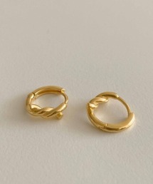 YU-KA:ミニシングルノットフープピアス