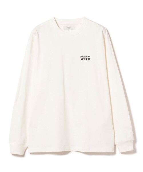 B:MING by BEAMS(ビーミングバイビームス)の「B:MING by BEAMS / ウィーク プリント クルーネック ロング Tシャツ(Tシャツ/カットソー・メンズ・サックスブルー/ベージュ/オフホワイト・LARGE/MEDIUM/SMALL/X-LARGE)」の13枚目の写真