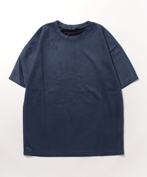 NO WAY（ノーウェイ）の「サマースエードビッグシルエットTシャツ（Tシャツ/カットソー・メンズ・ベージュ/ネイビー/ブラック/グレー/モカ/ブラウン・LARGE/MEDIUM）」の13枚目の写真