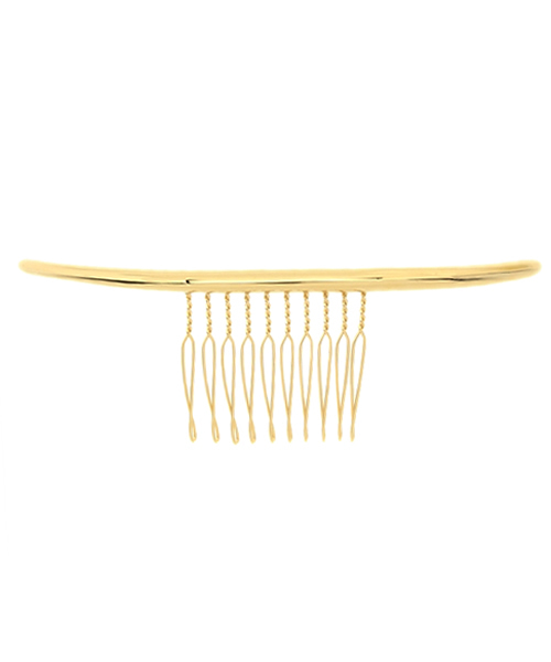 Khaju（カージュ）の「★Khaju:クレッセントコーム（バレッタ/ヘアクリップ・レディース・シルバー/ゴールド・ONE SIZE）」の2枚目の写真