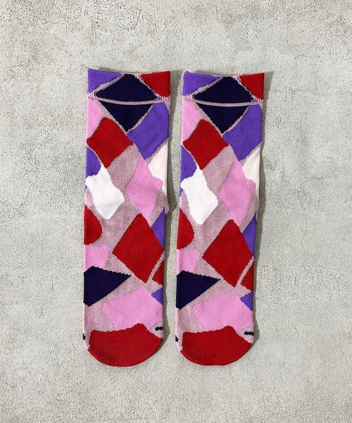 MARKEY'S（マーキーズ）の「クルーソックス/kirakira（23～25cm）（ソックス/靴下・レディース・ベージュ/ピンク/ブラック・L）」の3枚目の写真