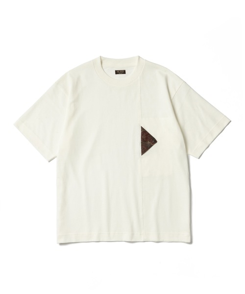 MR.OLIVE（ミスターオリーブ）の「PAISLEY LINEN / CHEST POCKET T 