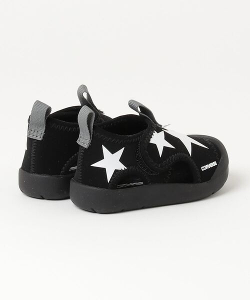 CONVERSE(コンバース)の「CONVERSE/コンバース キッズ サンダル KID'S CVSTAR SANDAL 37303002(サンダル・キッズ・ブラック×ブラック・18.0cm/17.0cm/16.0cm/15.0cm/14.0cm/13.0cm)」の2枚目の写真