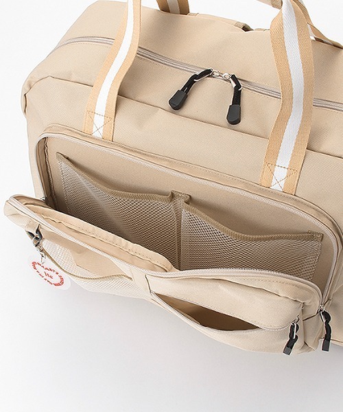 LOVETOXIC（ラブトキシック）の「【容量42L】3wayボストンバッグ（バックパック/リュック・キッズ・ベージュ/ブラック・FREE）」の16枚目の写真