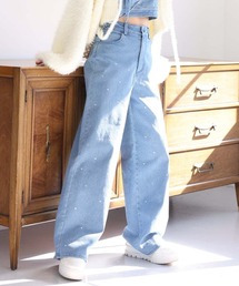 one after another NICE CLAUP | ハートスタッズデニム(デニムパンツ)