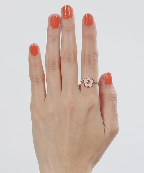 MARY QUANT（マリークワント）の「ワンカラーエポ×ビジュー リング