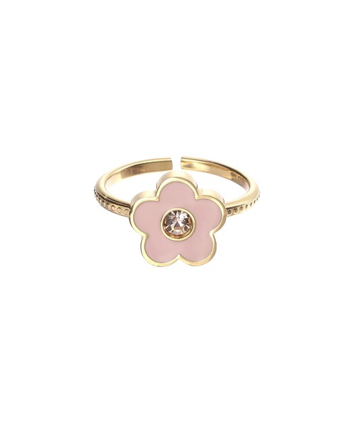 MARY QUANT（マリークワント）の「ワンカラーエポ×ビジュー リング