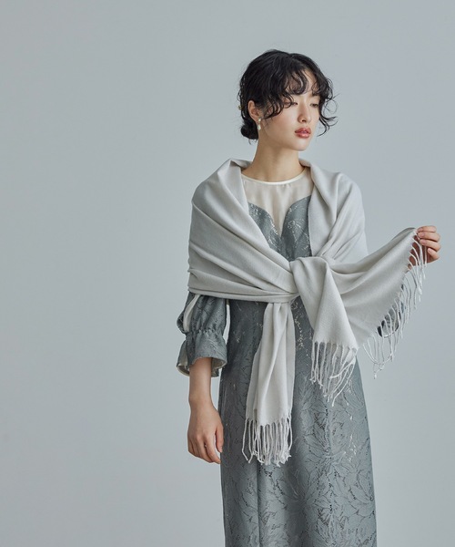 niana(ニアナ)の「パーティーラメストール 大判 マフラー 結婚式 パーティー 同窓会 二次会(ストール/ショール・レディース・シルバー/ゴールド・FREE)」の8枚目の写真