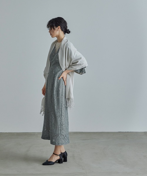 niana(ニアナ)の「パーティーラメストール 大判 マフラー 結婚式 パーティー 同窓会 二次会(ストール/ショール・レディース・シルバー/ゴールド・FREE)」の11枚目の写真