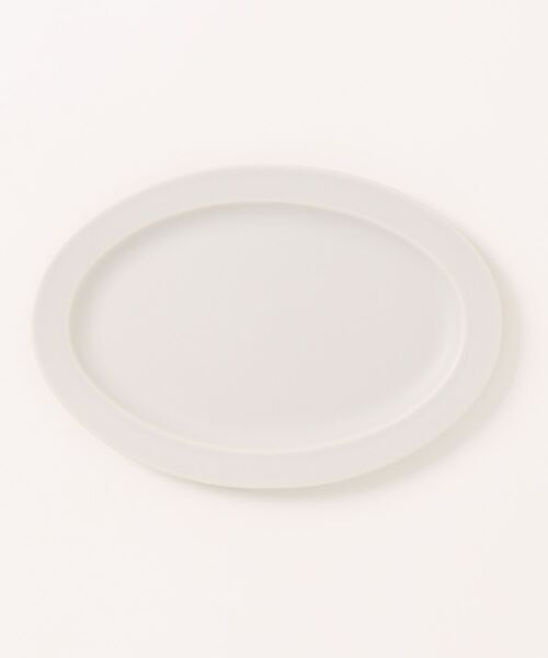 collex（コレックス）の「SAKUZAN 作山窯 SaraオーバルプレートM（食器・レディース・グレー/ホワイト・フリー）」の2枚目の写真