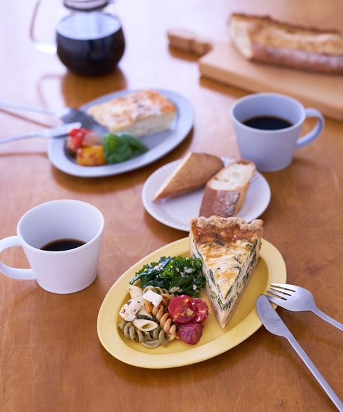 collex（コレックス）の「SAKUZAN 作山窯 SaraオーバルプレートM（食器・レディース・グレー/ホワイト・フリー）」の3枚目の写真