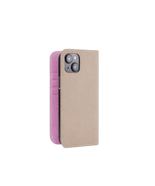 iPhone 14 Plus) ダイアリーケース シュリンクレザー