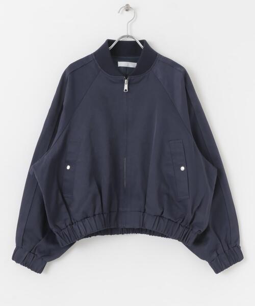 SENSE OF PLACE by URBAN RESEARCH（センスオブプレイスバイアーバンリサーチ）の「シャイニージップブルゾン（ブルゾン・レディース・イエロー/ネイビー/オフホワイト・ONE）」の22枚目の写真