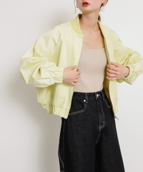 セール】シャイニージップブルゾン（ブルゾン）｜SENSE OF PLACE