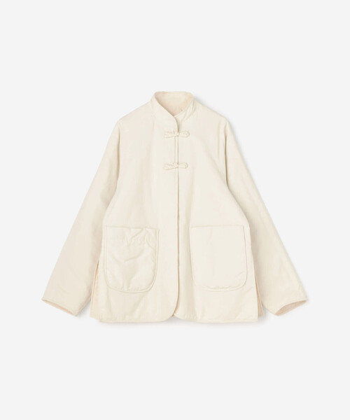 THE SHINZONE（ザ　シンゾーン）の「THE SHINZONE | CHINA JACKET WOMEN（ナイロンジャケット・レディース・アイボリー・F）」の9枚目の写真