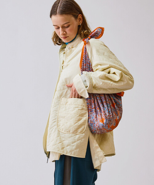 THE SHINZONE（ザ　シンゾーン）の「THE SHINZONE | CHINA JACKET WOMEN（ナイロンジャケット・レディース・アイボリー・F）」の11枚目の写真