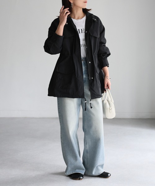 Riberry(リベリー)の「スタンドカラードロストミリタリージャケット(ミリタリージャケット・レディース・カーキ/アイボリー/ブラック・MEDIUM)」の21枚目の写真