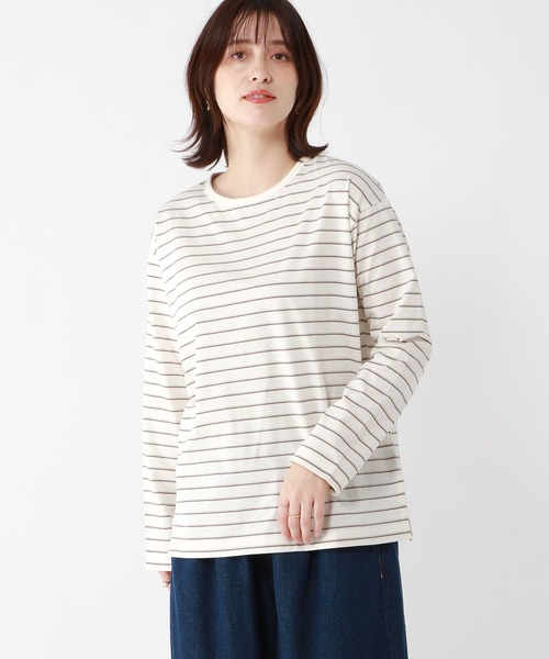 スタディオクリップ studio clip アソートクルーネックスリットワンピース 新品未使用 tシャツ アソートシャーリングネックプルオーバー「プラスサイズあり」 レディース