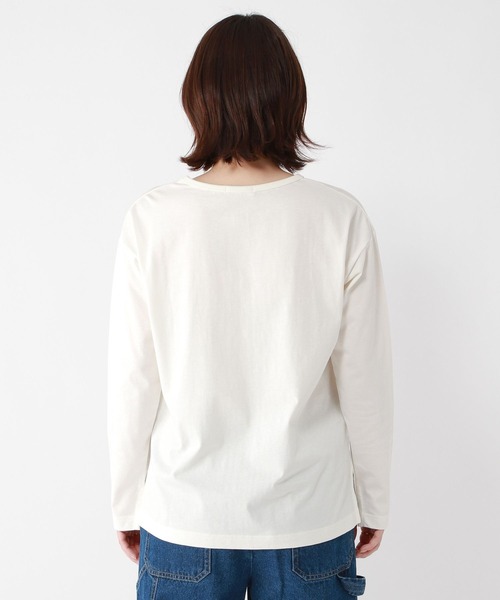 studio CLIP(スタディオクリップ)の「タフコットンアソートロンT(Tシャツ/カットソー・レディース・その他1/その他2/その他3/オフホワイト・MEDIUM/LARGE)」の13枚目の写真