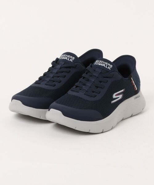 SKECHERS(スケッチャーズ)の「《SKECHERS》GO WALK FLEX - HANDS UP(スリッポン・メンズ・ブラウン/グレー/ブラック/ネイビー・28.0cm/25.5cm/26.5cm/27.5cm/25.0cm/26.0cm/27.0cm)」の4枚目の写真