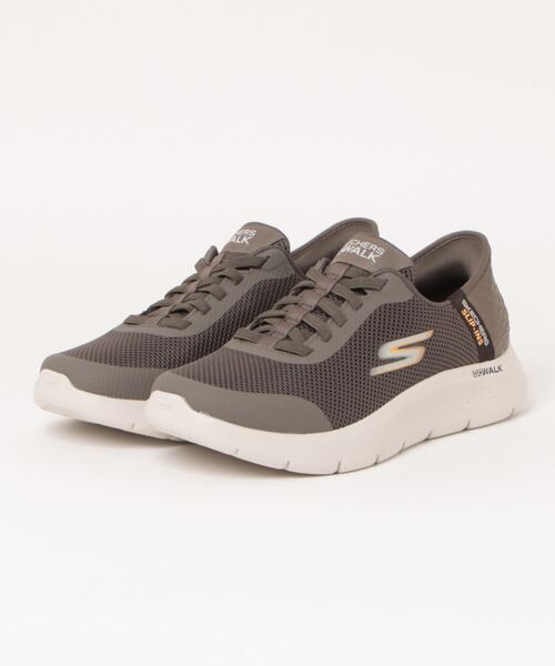 SKECHERS(スケッチャーズ)の「《SKECHERS》GO WALK FLEX - HANDS UP(スリッポン・メンズ・ブラウン/グレー/ブラック/ネイビー・28.0cm/25.5cm/26.5cm/27.5cm/25.0cm/26.0cm/27.0cm)」の3枚目の写真