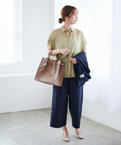 le.coeur blanc(ルクールブラン)の「ベルトデザイントートバッグ(トートバッグ・レディース・ベージュ/ブラック・FREE)」の12枚目の写真