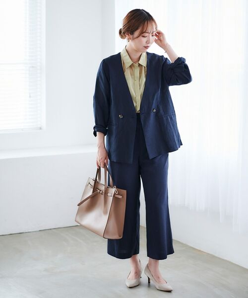 le.coeur blanc(ルクールブラン)の「ベルトデザイントートバッグ(トートバッグ・レディース・ベージュ/ブラック・FREE)」の13枚目の写真