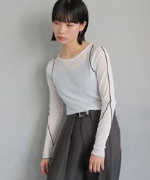 cheriella | 【cheriella】WEB限定ラインメロートップス(Tシャツ/カットソー)