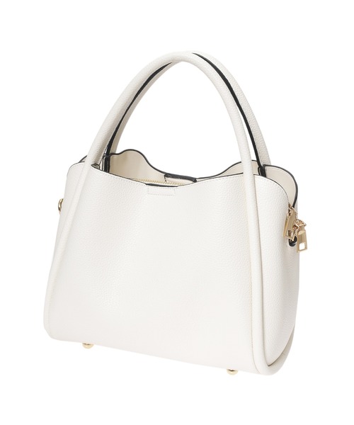 Edit Sheen（エディットシーン）の「パイピングダブルハンドルバッグ（ハンドバッグ・レディース・ベージュ/ホワイト/ピンク/ブルー/ブラック・FREE）」の18枚目の写真