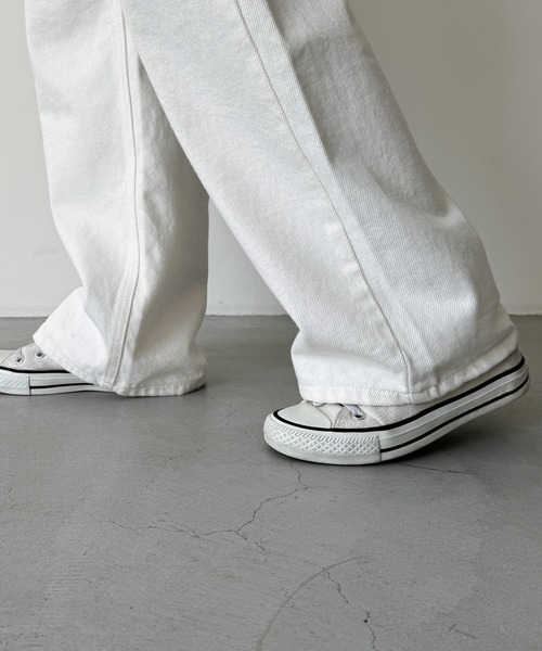 CANAL JEAN（キャナルジーン）の「El mar　ホワイトルーズデニムパンツ（デニムパンツ・レディース・アイボリー・SMALL/MEDIUM）」の13枚目の写真