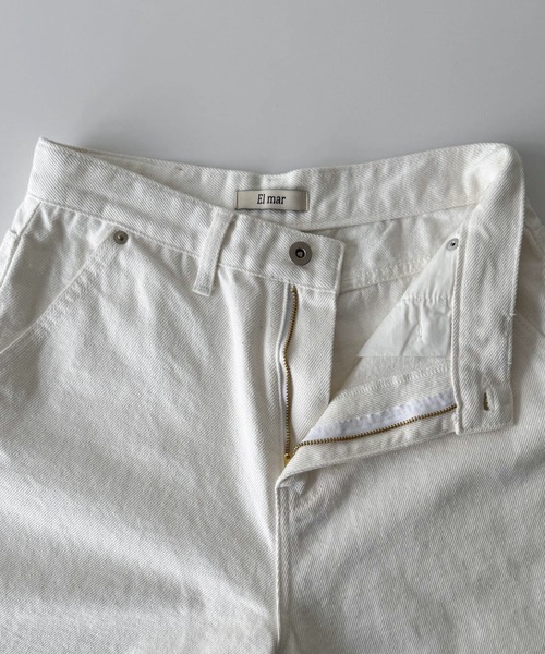 CANAL JEAN（キャナルジーン）の「El mar　ホワイトルーズデニムパンツ（デニムパンツ・レディース・アイボリー・SMALL/MEDIUM）」の14枚目の写真