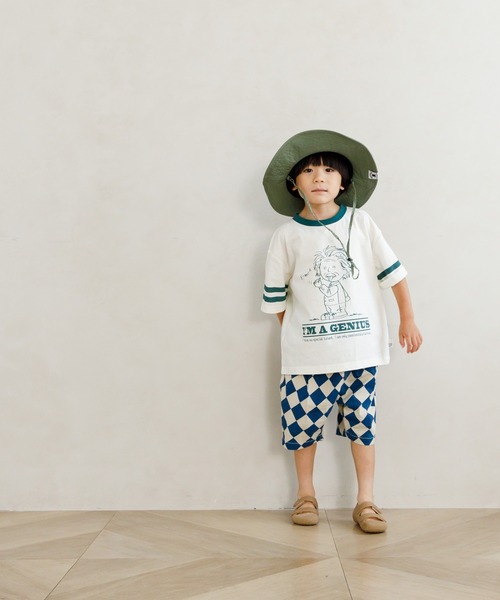 MAKE YOUR DAY（メイクユアデイ）の「ダイヤ柄イージーパンツ■80～140cm（その他パンツ・キッズ・ネイビー/グリーン・140/130/90/80/100/110/120）」の5枚目の写真