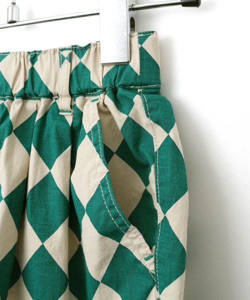 MAKE YOUR DAY（メイクユアデイ）の「ダイヤ柄イージーパンツ■80～140cm（その他パンツ・キッズ・ネイビー/グリーン・140/130/90/80/100/110/120）」の11枚目の写真