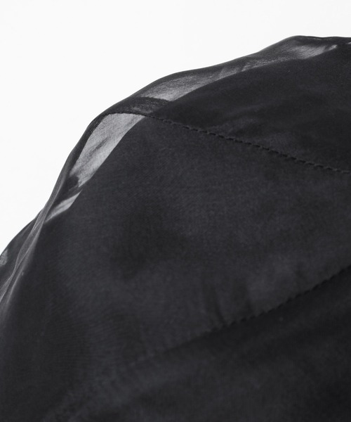 HARE（ハレ）の「シアーレイヤードCAP(HARE)（キャップ・レディース・ブラック・FREE）」の7枚目の写真