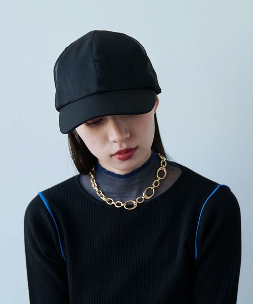 HARE（ハレ）の「シアーレイヤードCAP(HARE)（キャップ・レディース・ブラック・FREE）」の12枚目の写真