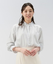 Pitta Re:)（ピッタリ）の「キャンディースリーブ長袖ブラウス カジュアルシャツ（シャツ/ブラウス）」