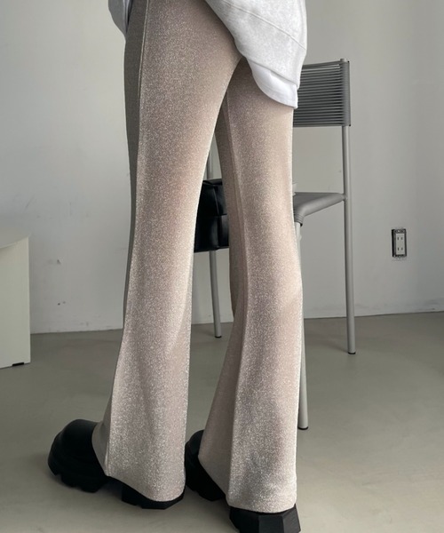 Ada.(エイダ)の「ラメ セミフレアパンツ(その他パンツ・レディース・ブラック/シルバー/ブルー・FREE)」の21枚目の写真