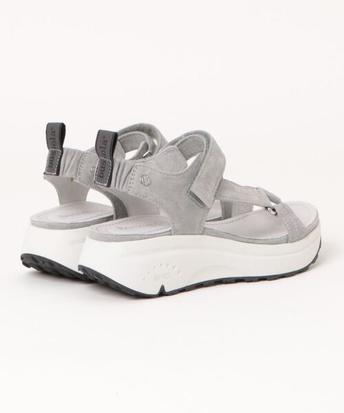 Bussola(ブソラ)の「【bussola】厚底アンクルストラップサンダル(945702)(サンダル・レディース・ライトベージュ/ライトグレー・38/36/37/35)」の8枚目の写真