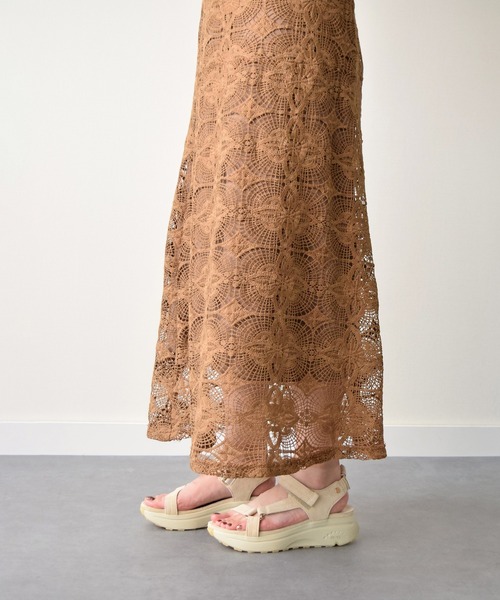 Bussola(ブソラ)の「【bussola】厚底アンクルストラップサンダル(945702)(サンダル・レディース・ライトベージュ/ライトグレー・38/36/37/35)」の5枚目の写真