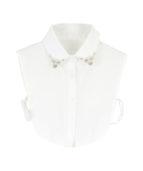 titivate（ティティベイト）の「ビジューデザインつけ襟（付け襟・レディース・ホワイト系その他2/ホワイト系その他・FREE）」の12枚目の写真