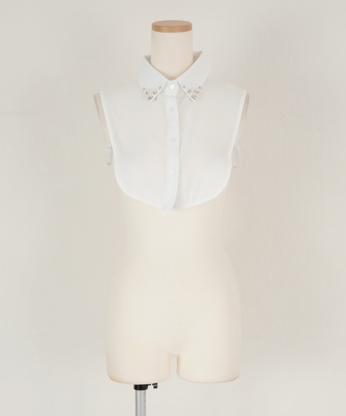 titivate（ティティベイト）の「ビジューデザインつけ襟（付け襟・レディース・ホワイト系その他2/ホワイト系その他・FREE）」の14枚目の写真