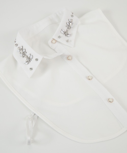 titivate（ティティベイト）の「ビジューデザインつけ襟（付け襟・レディース・ホワイト系その他2/ホワイト系その他・FREE）」の19枚目の写真