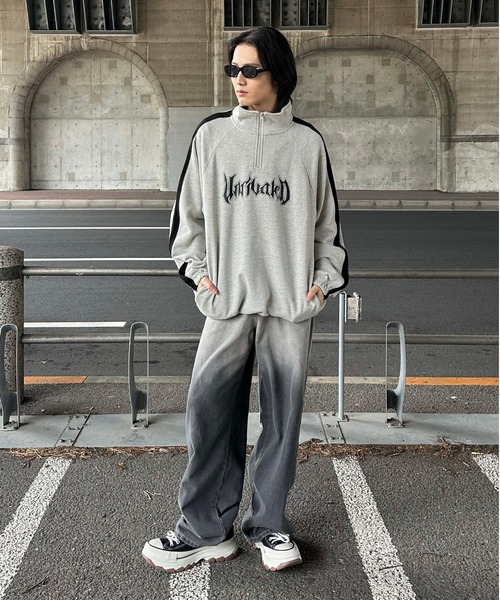sedacle（セダクル）の「裾ドローコードハーフジップスウェット