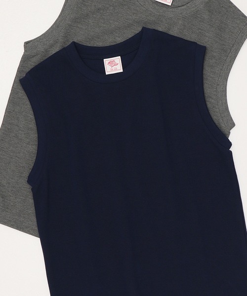 JEMORGAN（ジェーイーモーガン）の「【JEMORGAN / ジェーイーモーガン】カノコ１ポイントノースリーブ（タンクトップ・レディース・ホワイト/ブラック/ネイビー/グレー/レッド系/イエロー/グリーン系・F）」の5枚目の写真